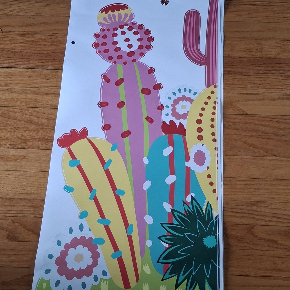 Colorful Cactus Art Print